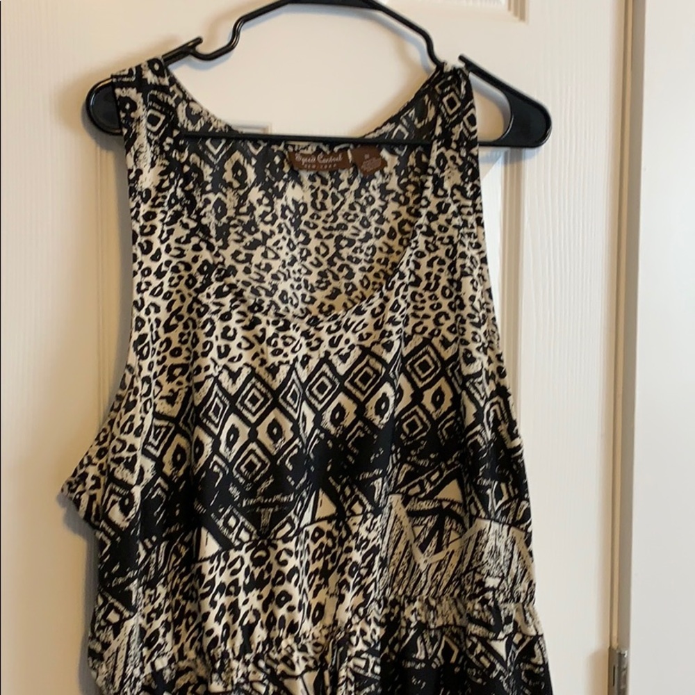 Animal/Aztec print maxi dress